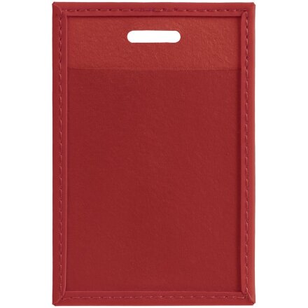 Чехол для пропуска Shall, красный Чехол для пропуска Shall, красный