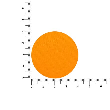 Наклейка тканевая Lunga Round, M, оранжевый неон Наклейка тканевая Lunga Round, M, оранжевый неон
