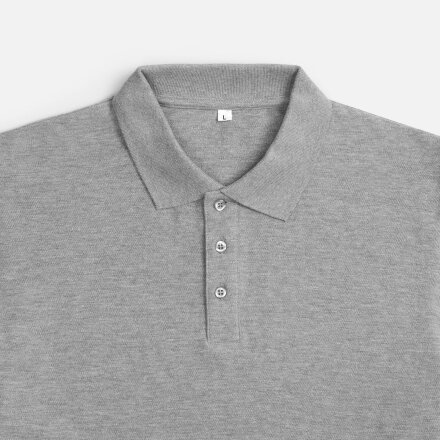 Рубашка поло унисекс Upswing, серый меланж Рубашка поло унисекс Upswing, серый меланж