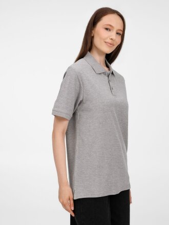 Рубашка поло унисекс Upswing, серый меланж Рубашка поло унисекс Upswing, серый меланж