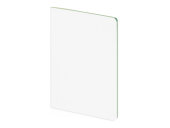 Бизнес-тетрадь А5 Pragmatic Contrast, 40 листов в клетку, белый с салатовым срезом