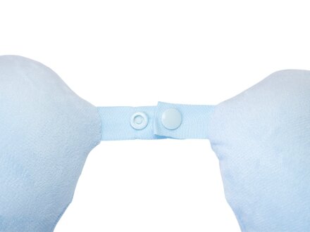 Подушка Basic из микрофибры с эффектом памяти U-shape, небесно голубой NEW Подушка Basic из микрофибры с эффектом памяти U-shape, небесно голубой NEW