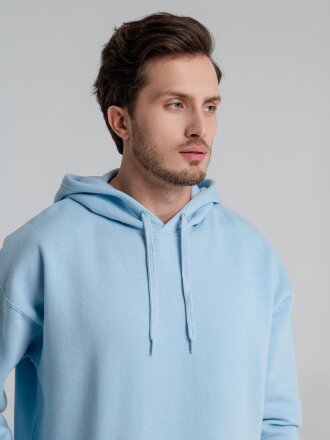 Толстовка с капюшоном Slam 320, голубая Толстовка с капюшоном Slam 320, голубая