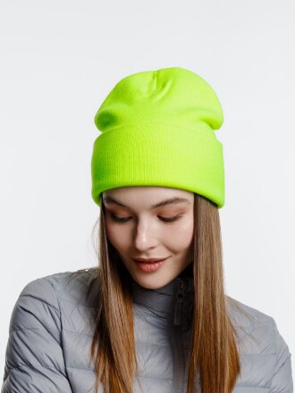 Шапка Urban Flow, салатовый неон Шапка Urban Flow, салатовый неон