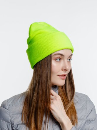 Шапка Urban Flow, салатовый неон Шапка Urban Flow, салатовый неон