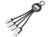 Кабель 3-в-1 с подсветкой лого Ion mini