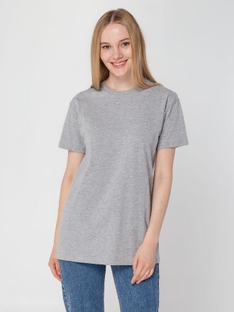 Футболка унисекс T-Bolka 160, серый меланж Футболка унисекс T-Bolka 160, серый меланж
