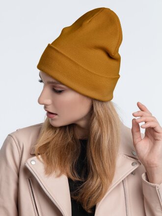 Шапка Real Talk, горчичная Шапка Real Talk, горчичная