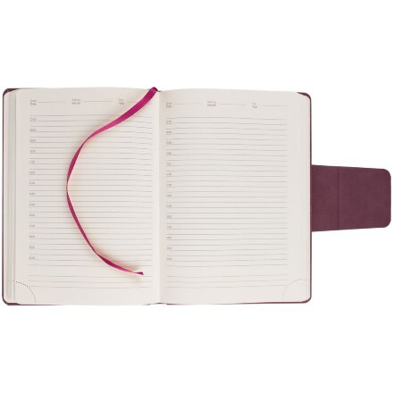 Ежедневник Capital, недатированный, бордовый Ежедневник Capital, недатированный, бордовый