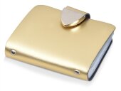 Визитница на 26 визиток, золотистая Визитница на 26 визиток, золотистая