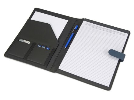 Папка для документов Route с блокнотом, синий Папка для документов Route с блокнотом, синий