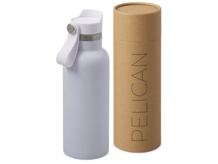 Вакуумная термобутылка Pelican, 500 мл, белый