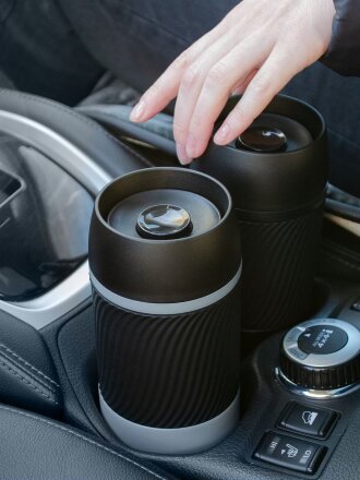 Термостакан Hub, черный Термостакан Hub, черный