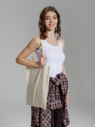 Сумка для покупок Cottonica Recycle, неокрашенная Сумка для покупок Cottonica Recycle, неокрашенная