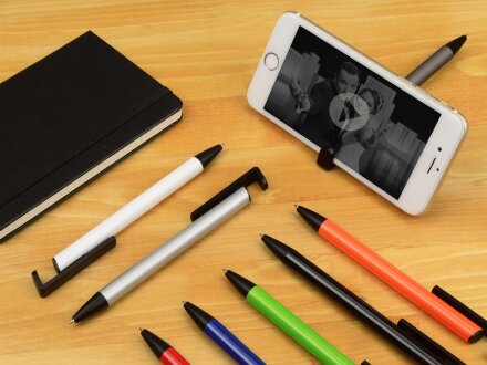 Ручка-подставка шариковая Кипер Металл, серый Ручка-подставка шариковая Кипер Металл, серый