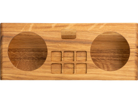 Набор для виски и коктейлей на подставке из дуба Whiskey Party (Р)