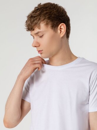 Футболка унисекс T-Bolka 160, белая Футболка унисекс T-Bolka 160, белая