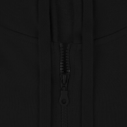 Толстовка на молнии с капюшоном Siverga 2.0, черная Толстовка на молнии с капюшоном Siverga 2.0, черная