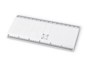 Линейка с игрой Пятнашки, белый Линейка с игрой Пятнашки, белый