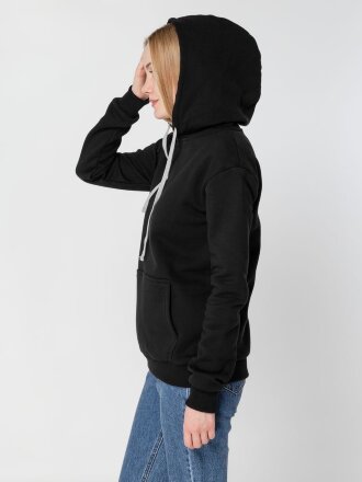 Толстовка с капюшоном Unit Kirenga Heavy, черная Толстовка с капюшоном Unit Kirenga Heavy, черная