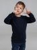 Свитшот детский Toima Kids, темно-синий с нанесением логотипа