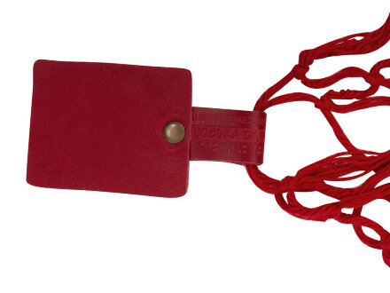 Авоська Dream М old style 15 литров с кожаными ручками, красный (1) Авоська Dream М old style 15 литров с кожаными ручками, красный (1)