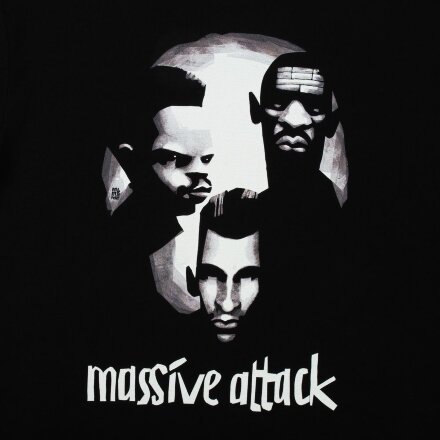 Футболка «Меламед. Massive Attack», черная Футболка «Меламед. Massive Attack», черная