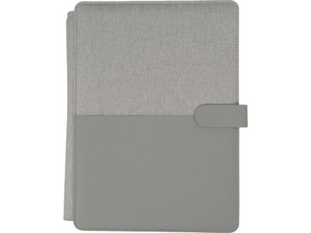 Папка для документов Kadeo с блокнотом, светло-серый Папка для документов Kadeo с блокнотом, светло-серый