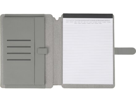 Папка для документов Kadeo с блокнотом, светло-серый Папка для документов Kadeo с блокнотом, светло-серый
