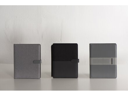 Папка для документов Kadeo с блокнотом, светло-серый Папка для документов Kadeo с блокнотом, светло-серый