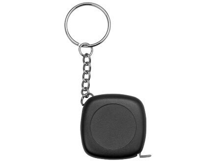 Брелок-рулетка 1м Block, черный Брелок-рулетка 1м Block, черный