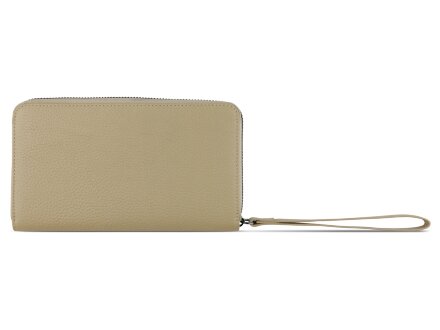 Кошелёк женский BUGATTI Elsa с ключницей, с RFID, песочного цвета, кожа/полиэстер, 18,7х3х10 см Кошелёк женский BUGATTI Elsa с ключницей, с RFID, песочного цвета, кожа/полиэстер, 18,7х3х10 см