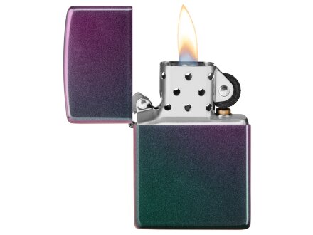 Зажигалка ZIPPO Classic с покрытием Iridescent, латунь/сталь, фиолетовая, матовая, 38x13x57 мм Зажигалка ZIPPO Classic с покрытием Iridescent, латунь/сталь, фиолетовая, матовая, 38x13x57 мм