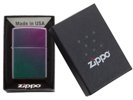 Зажигалка ZIPPO Classic с покрытием Iridescent, латунь/сталь, фиолетовая, матовая, 38x13x57 мм Зажигалка ZIPPO Classic с покрытием Iridescent, латунь/сталь, фиолетовая, матовая, 38x13x57 мм