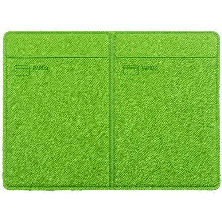 Обложка для автодокументов Devon Light, зеленая Обложка для автодокументов Devon Light, зеленая