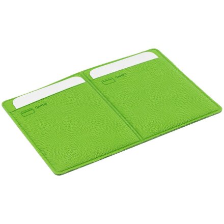 Обложка для автодокументов Devon Light, зеленая Обложка для автодокументов Devon Light, зеленая