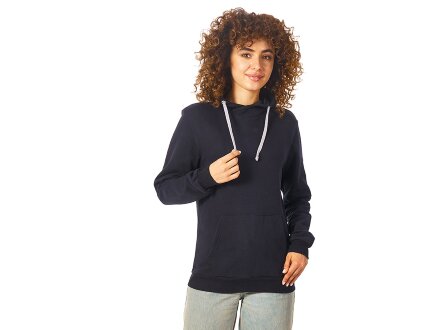 Толстовка унисекс Stream с капюшоном, черный Толстовка унисекс Stream с капюшоном, черный