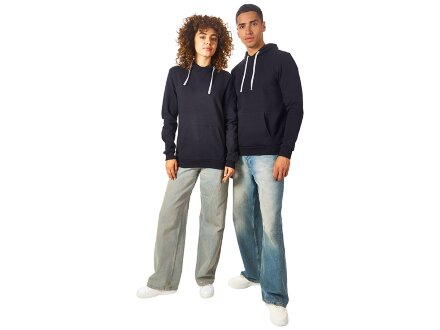 Толстовка унисекс Stream с капюшоном, черный Толстовка унисекс Stream с капюшоном, черный