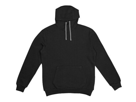 Толстовка унисекс Stream с капюшоном, черный Толстовка унисекс Stream с капюшоном, черный