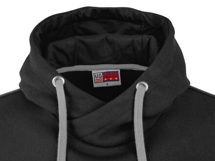 Толстовка унисекс Stream с капюшоном, черный Толстовка унисекс Stream с капюшоном, черный