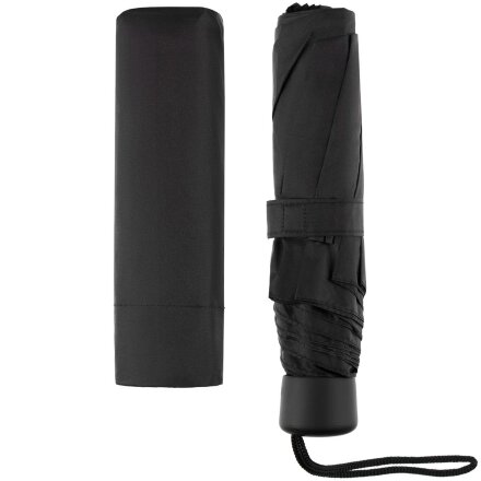 Зонт складной Trend Mini, черный Зонт складной Trend Mini, черный