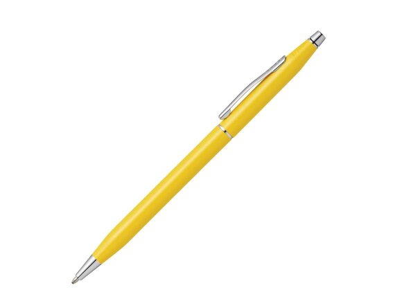 Шариковая ручка Cross Classic Century Aquatic Yellow Lacquer, желтый с нанесением логотипа