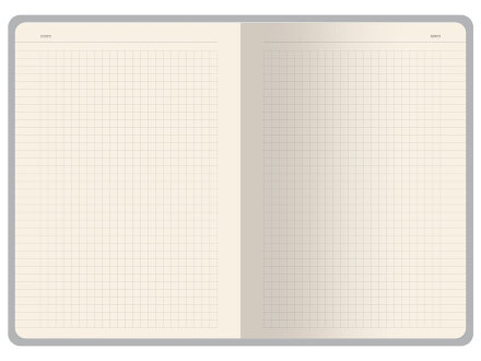 Бизнес-тетрадь А5 Pragmatic Contrast, 40 листов в клетку, темно-синий с синим срезом