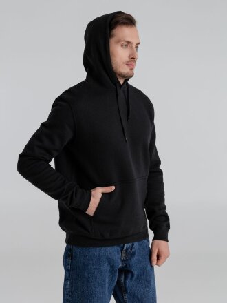 Толстовка с капюшоном Slam 320, черная Толстовка с капюшоном Slam 320, черная