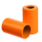 Пара наконечников для шнурка Tizzle, оранжевый неон Пара наконечников для шнурка Tizzle, оранжевый неон