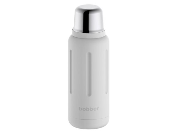 Термос для напитков, вакуумный, бытовой, тм bobber. Объем 1 литр. Артикул Flask-1000 Iced Water с нанесением логотипа