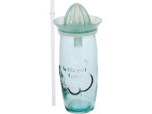 Стакан для коктейлей из переработанного стекла с соковыжималкой Verano Стакан для коктейлей из переработанного стекла с соковыжималкой Verano