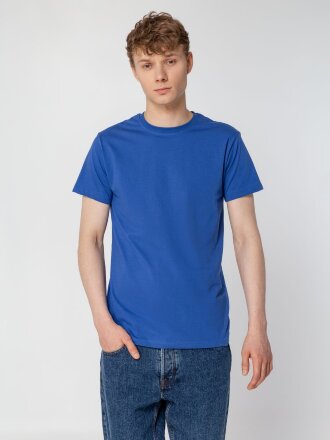 Футболка унисекс T-Bolka 160, ярко-синяя Футболка унисекс T-Bolka 160, ярко-синяя