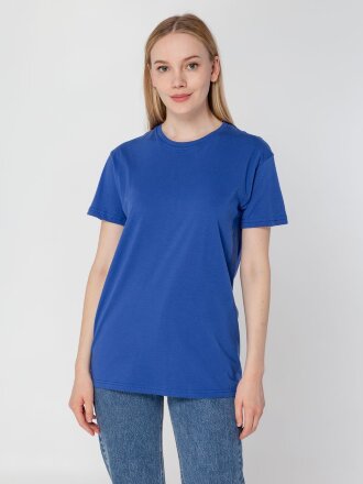 Футболка унисекс T-Bolka 160, ярко-синяя Футболка унисекс T-Bolka 160, ярко-синяя