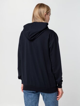 Толстовка на молнии с капюшоном Siverga 2.0, темно-синяя Толстовка на молнии с капюшоном Siverga 2.0, темно-синяя